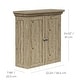preview thumbnail 17 of 19, Teamson Home Stratford Classic Wall Cabinet with Adjustable Shelves