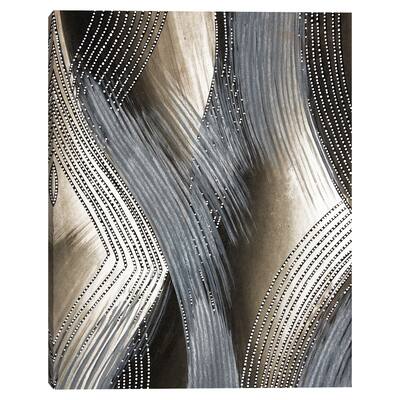 Gilded Strokes REV by Belle Maison Canvas Art Print