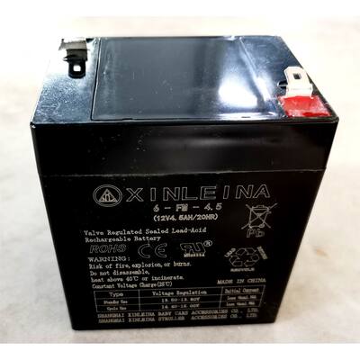 Valve Regulated 12V 4.5Ah Lead Acid Battery for Ride-On Cars, UTVs, and Motorcycles