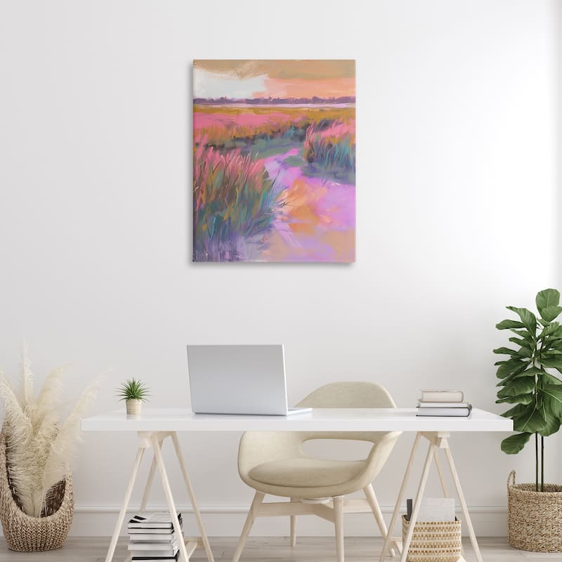 Stupell Autumnal Marsh Landscape Canvas Wall Art Design By Arlington Prints