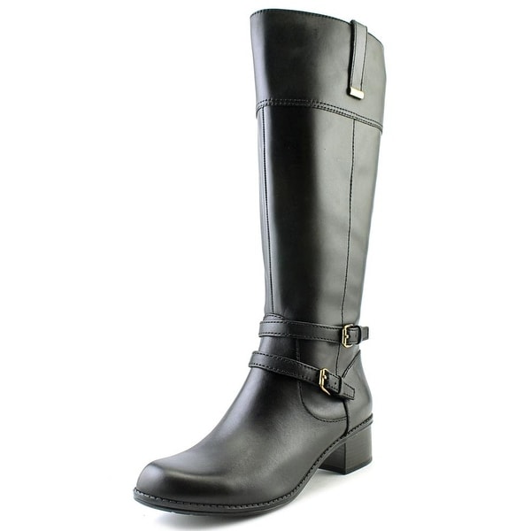 Shop Bandolino Carlotta Wide Calf Women Round Toe Leather ...