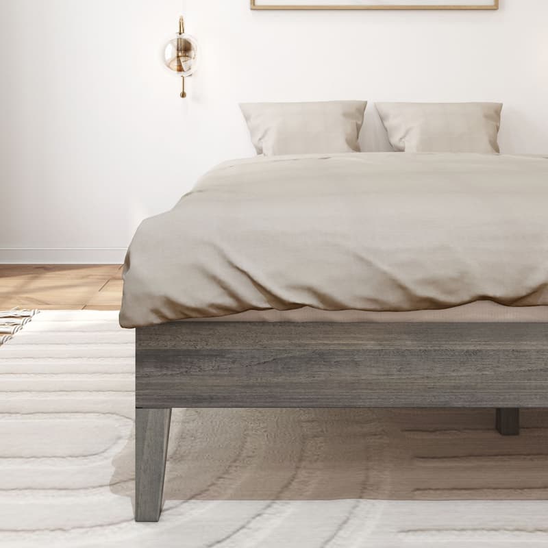 Plank and Beam Queen Size Minimalist Platform Bed