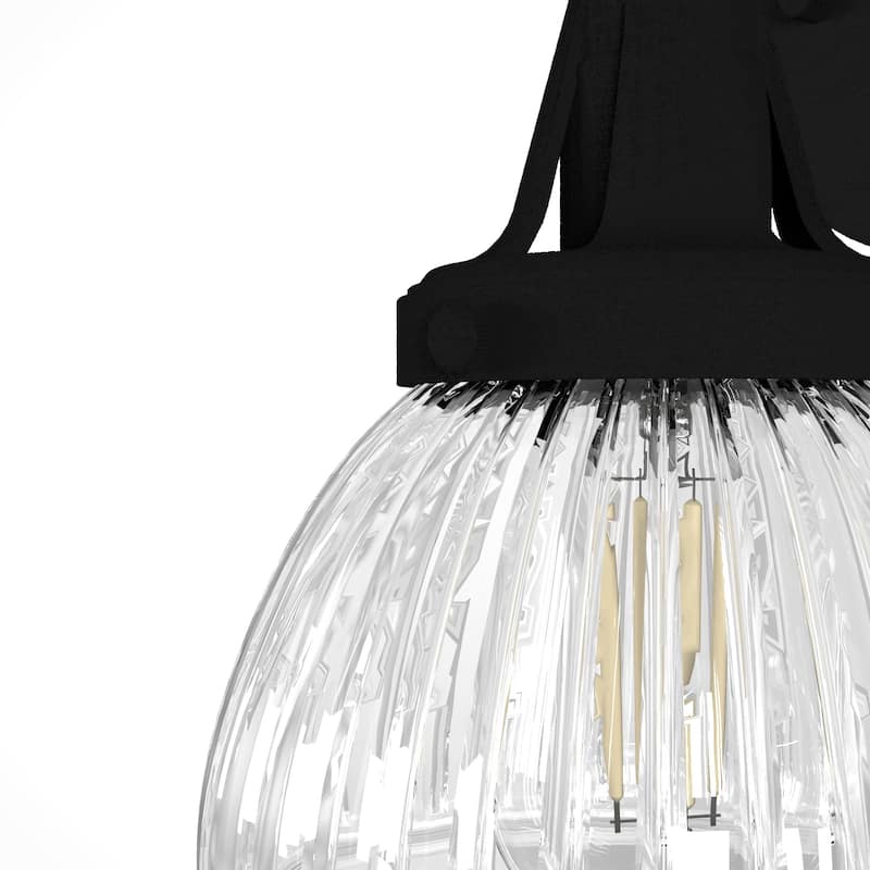 Hunter Cypress Grove 1-Light Wall Sconce - Hallway, Bathroom, Bedroom - Industrial, Transitional, Contemporary - Damp Rated!