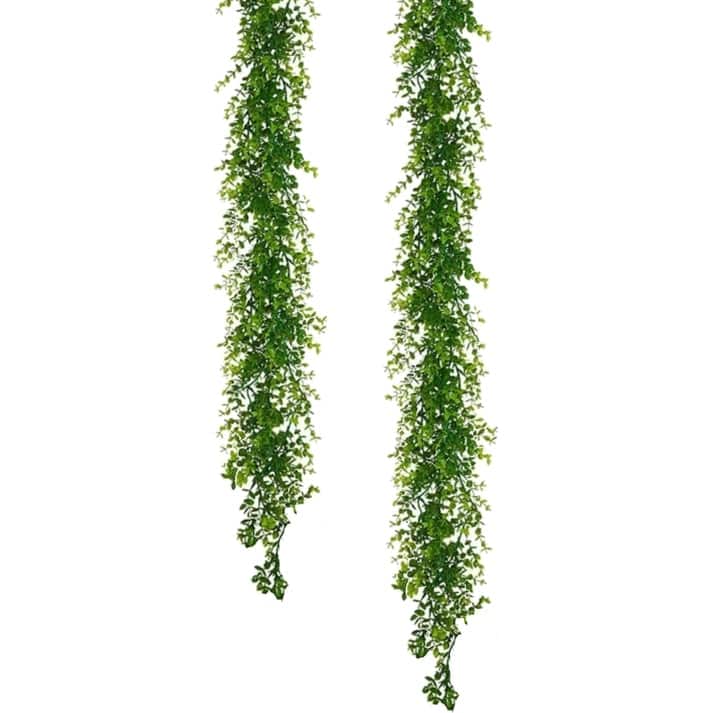70" Faux Garland for Outdoor and Indoor Use - Green - N/A