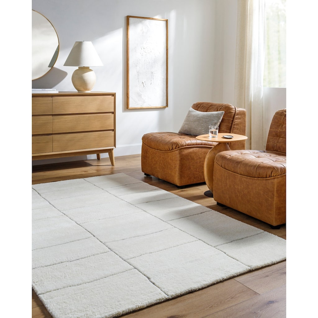 Layne Modern Checkered Area Rug
