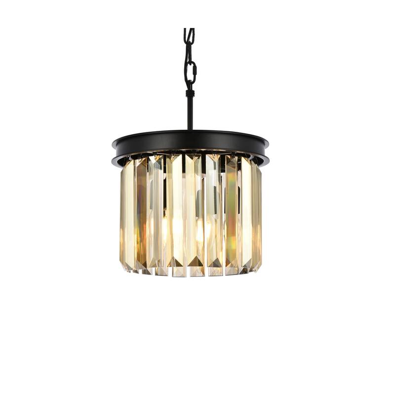 Royce Edge 3-Light Matte Black Pendant