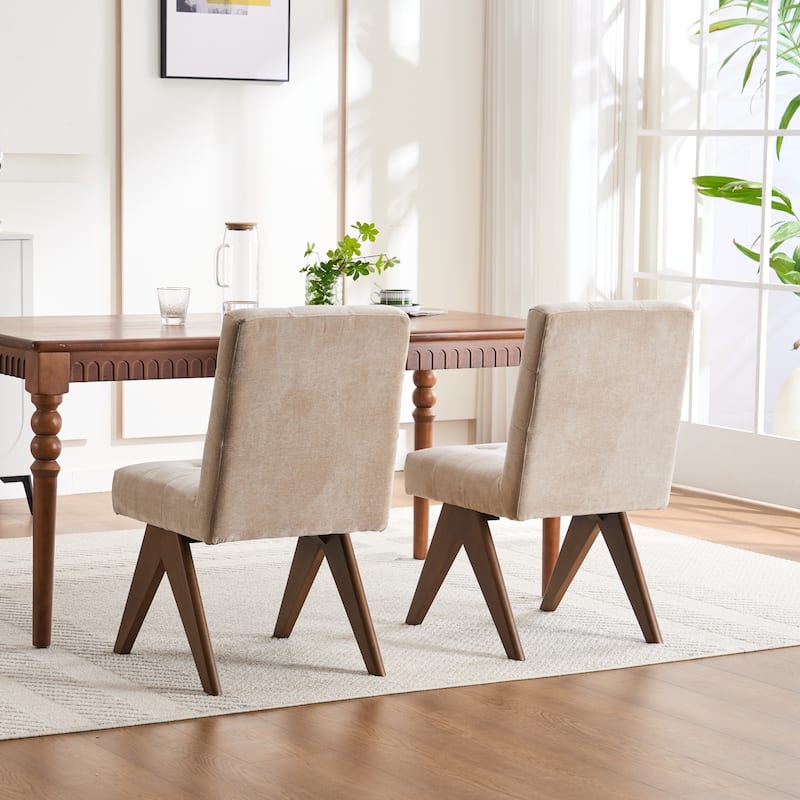 Mid Century Modern Dining Chair Set of 2