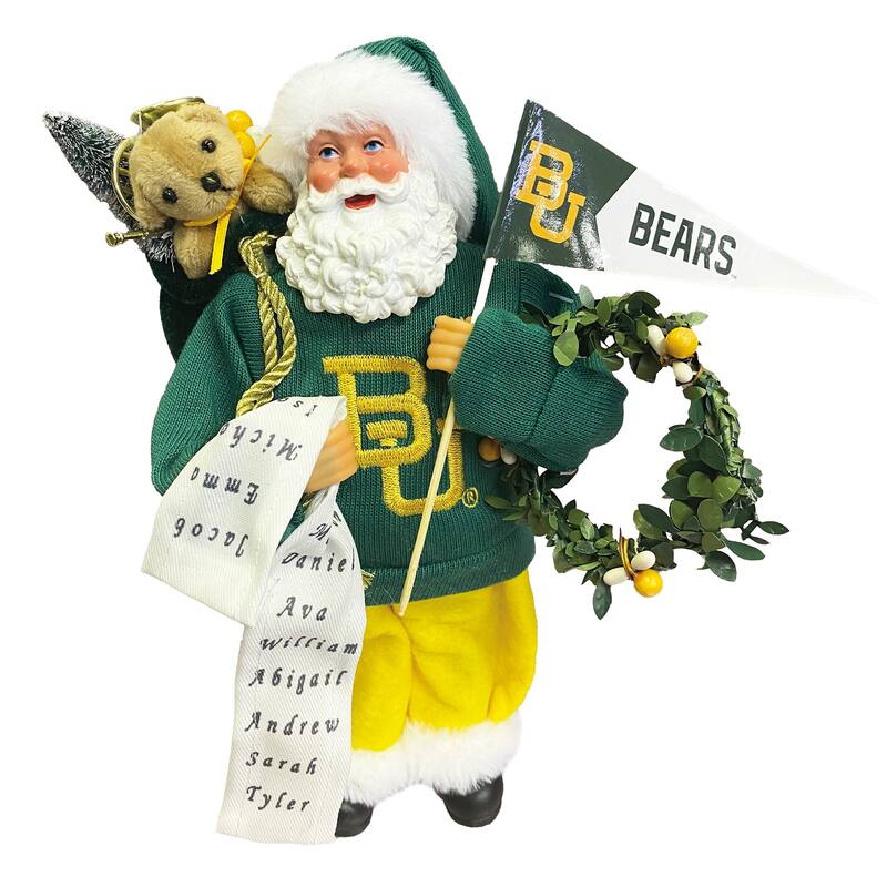 12" Baylor Proud Santa