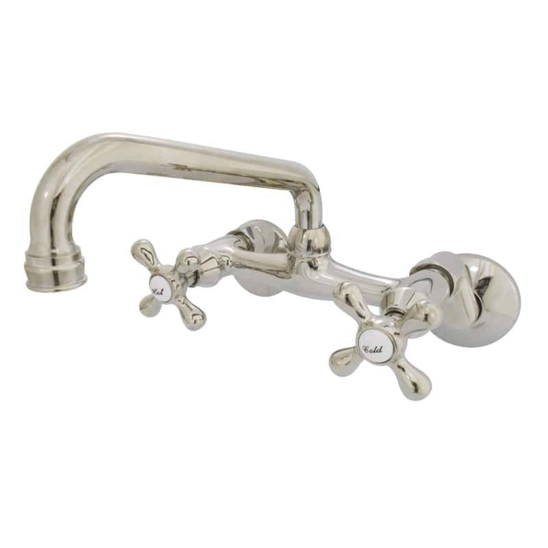 Traditional Two Handle Wall Mount Kitchen Faucet