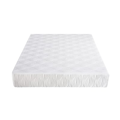 Gel Infused Memory Foam Mattress in a Box,Cool & Relaxed Sleep, High-Density Foam,Extra Firm Support,White