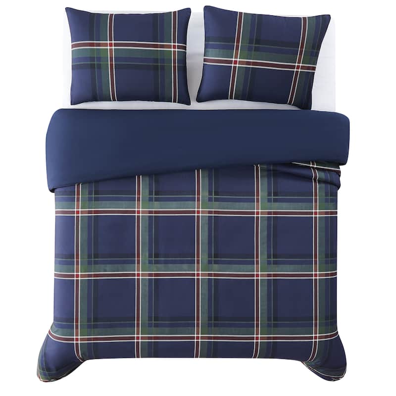 Truly Soft Bronson Plaid Duvet Cover Set