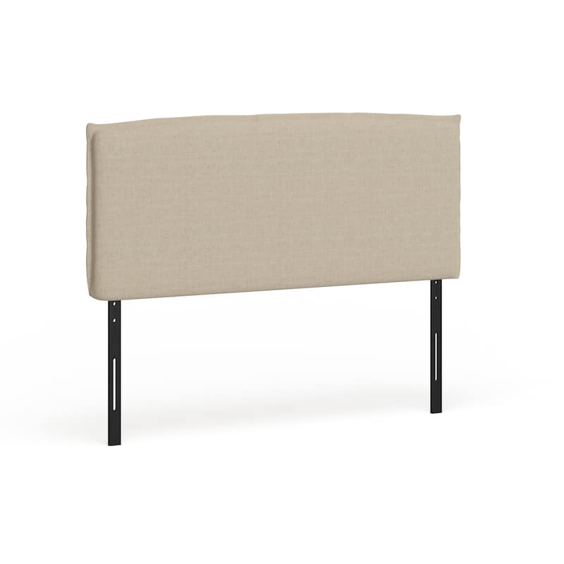 Camille Queen Upholstered Fabric Headboard - Beige - Queen