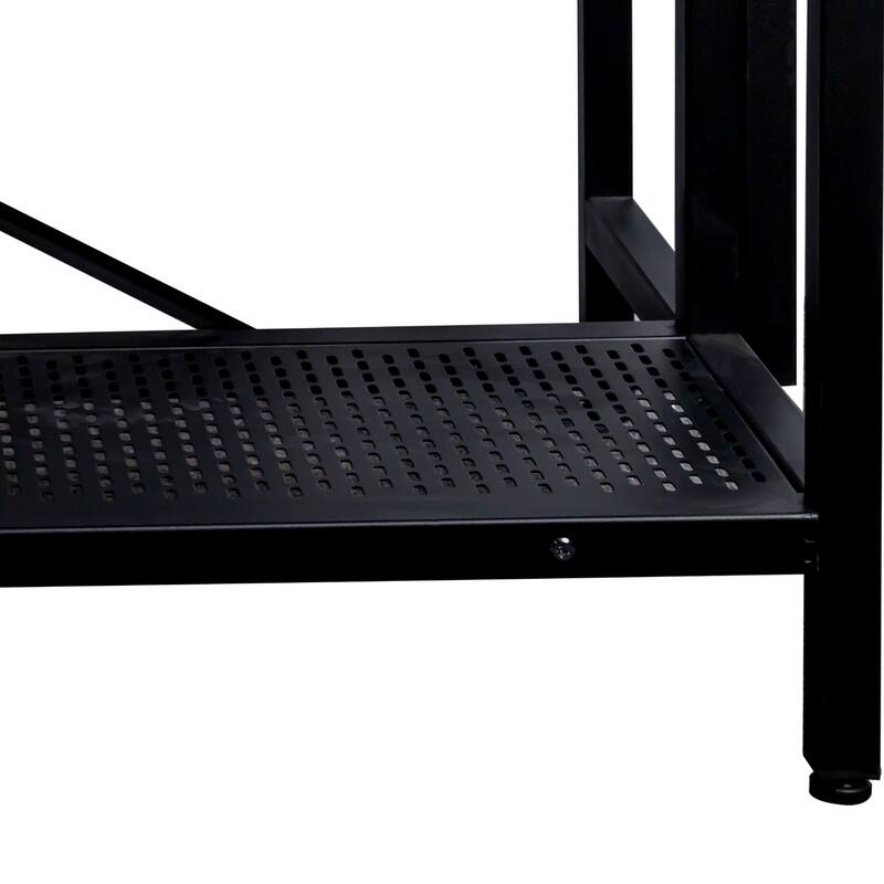 3 Tier Kitchen Island, Microwave Stand Oven Shelf with Storage