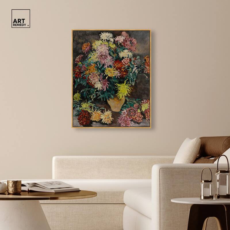 Louis Valtat Dahlias Canvas by Art Remedy