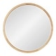 preview thumbnail 13 of 46, Kate and Laurel McLean Round Wood Framed Wall Mirror