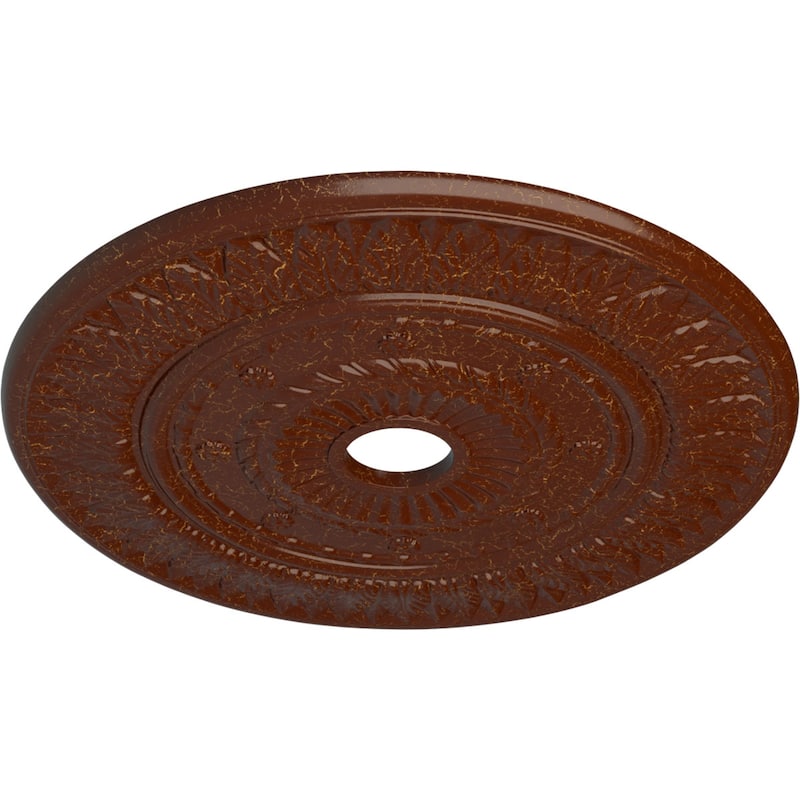 26 3/4"OD x 3 5/8"ID x 1 1/8"P Leaf Ceiling Medallion