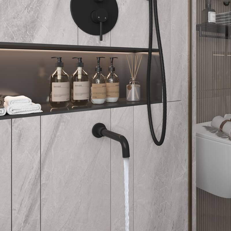 10-Inch Three-function Wall-mounted Round Shower Set