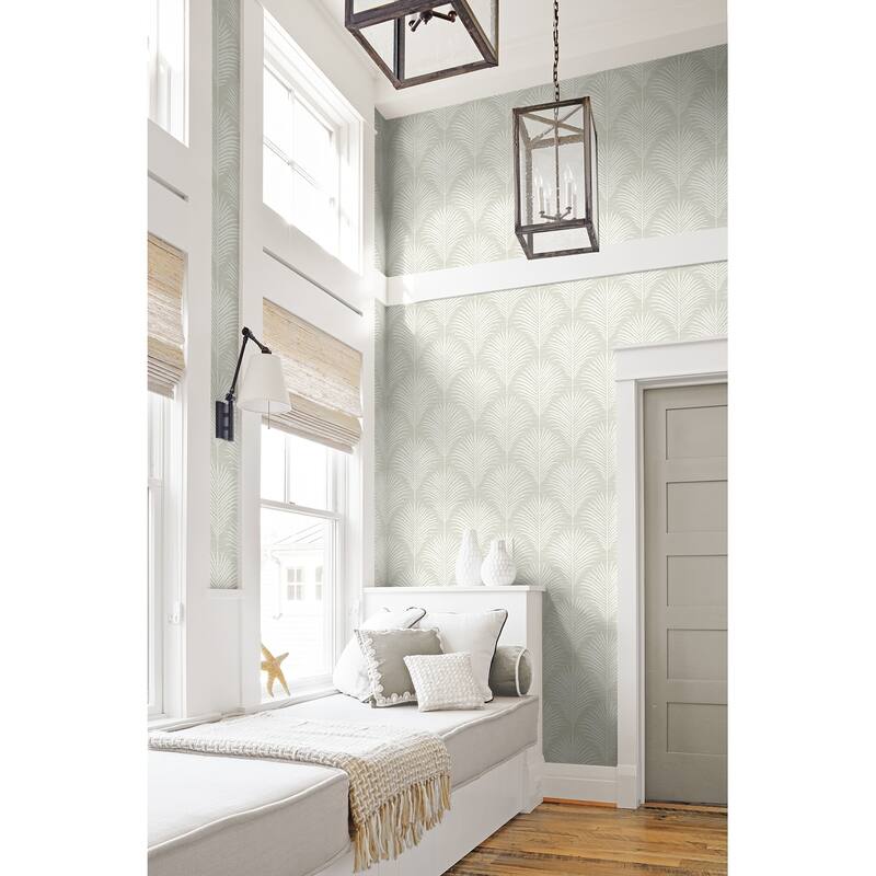 NextWall Grassland Palm Peel and Stick Wallpaper