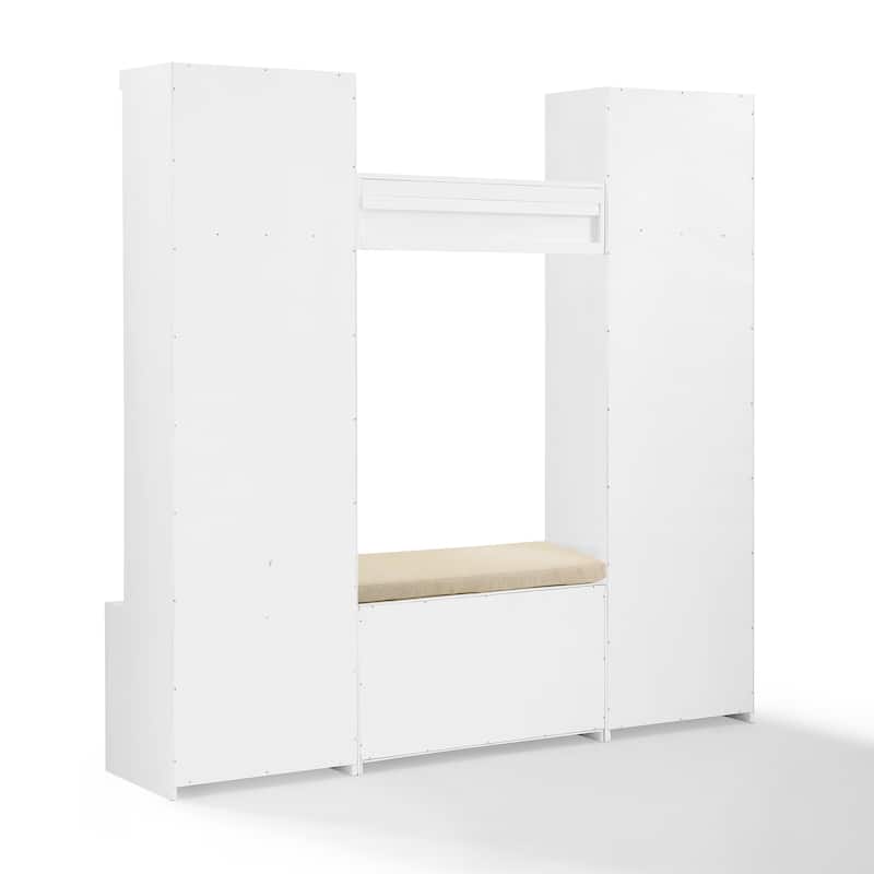 Crosley Harper 4Pc Entryway Set - 77"W x 16.5"D x 74"H
