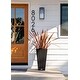 preview thumbnail 28 of 118, Pure Series Midland Planter 26''H x 13.75''W x 13.75''L - Black