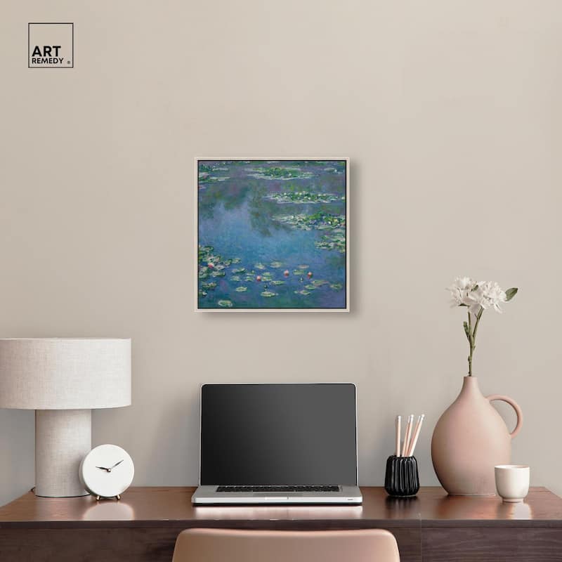 Monet Water Lilies Canvas by Art Remedy