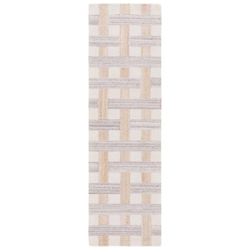SAFAVIEH Handmade Genre Kwang Checkered Wool Rug