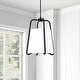 preview thumbnail 19 of 17, Marduk Contemporary Antique Pendant with White Linen Shade