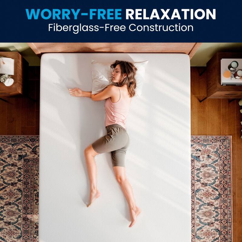 Green Tea Cooling Gel 4-Layer Memory Foam Mattress in a Box