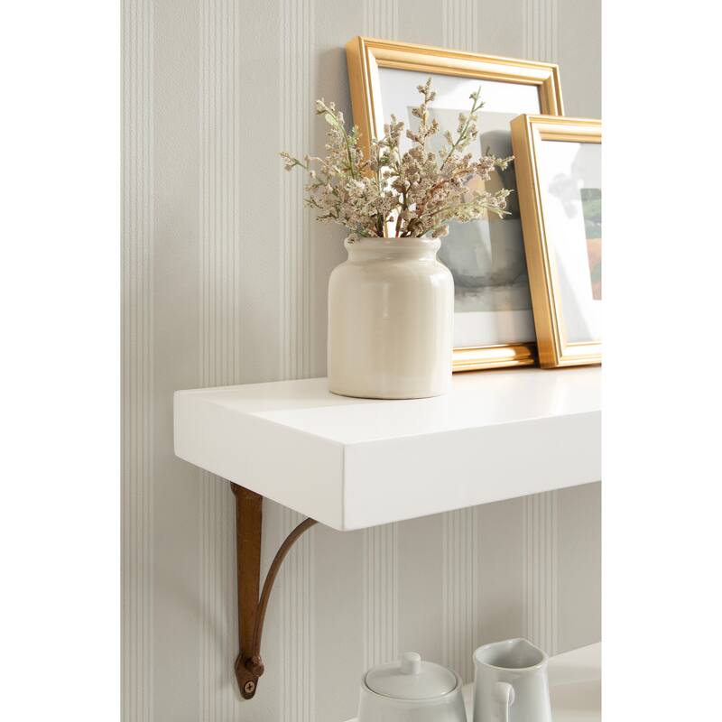 Kate and Laurel Hatley Floating Shelf Set