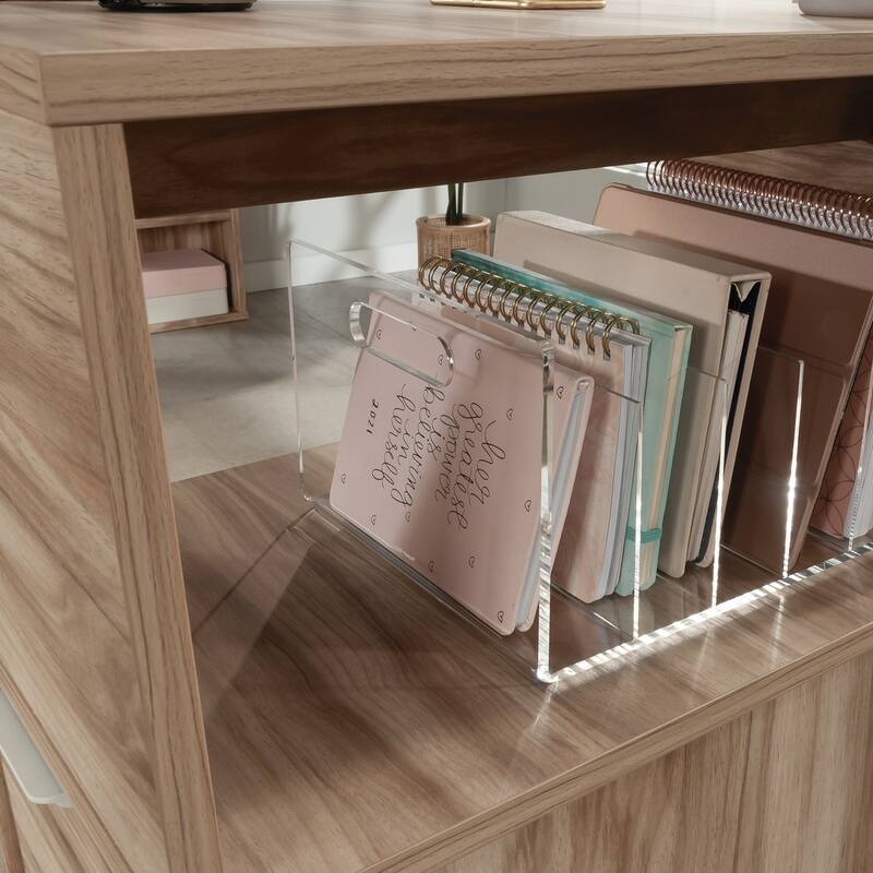 Wood File Tower with Modern Design, Acacia