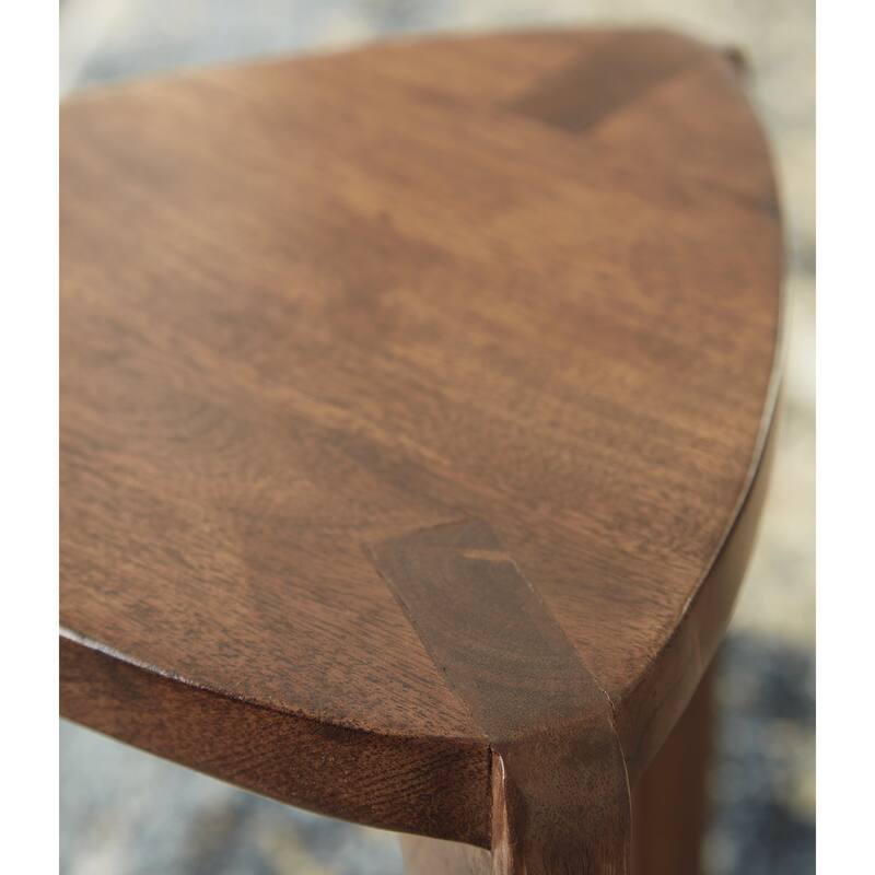 Signature Design by Ashley Brynnleigh Medium Brown Accent Table (Set of 2) - 15"W x 15"D x 24"H