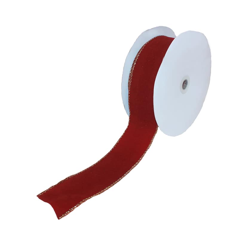 Dark Red Velvet 50YD Ribbon