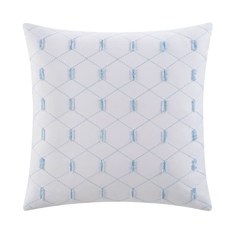 Southern Tide Southern Pines Square White Decorative Pillow - Decorative Pillow - White