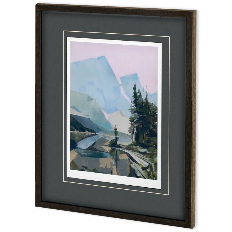 Distant Blue Framed Art Print