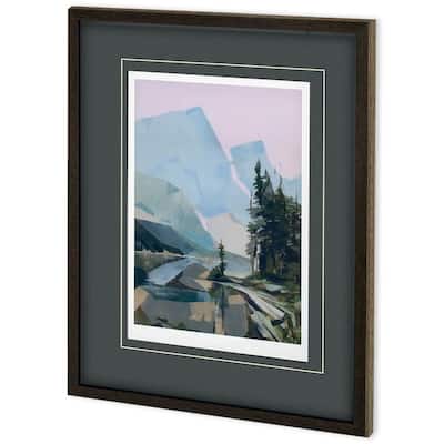 Distant Blue Framed Art Print