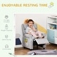 preview thumbnail 17 of 19, Kids Recliner Chair Children Sofa Angle Adjustable Single Lounger Armchair Gaming Chair with Footrest 2 Side Pockets