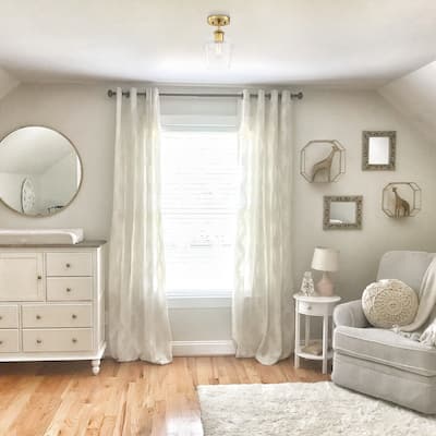 Summer Jazz 7 in. 1-Light Brushed Gold Transitional Semi Flush Mount with Clear Glass Shade for Bedrooms - 11.5