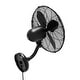 preview thumbnail 8 of 7, Hunter Oscillating Wall Mounted Fan 16 inch 3 speeds - Garage, Patio, Office - Damp Rated!