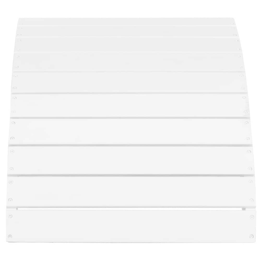 SAFAVIEH Outdoor Sigurasta Acacia Wood Adirondack Ottoman - 20W x 13D x 21H