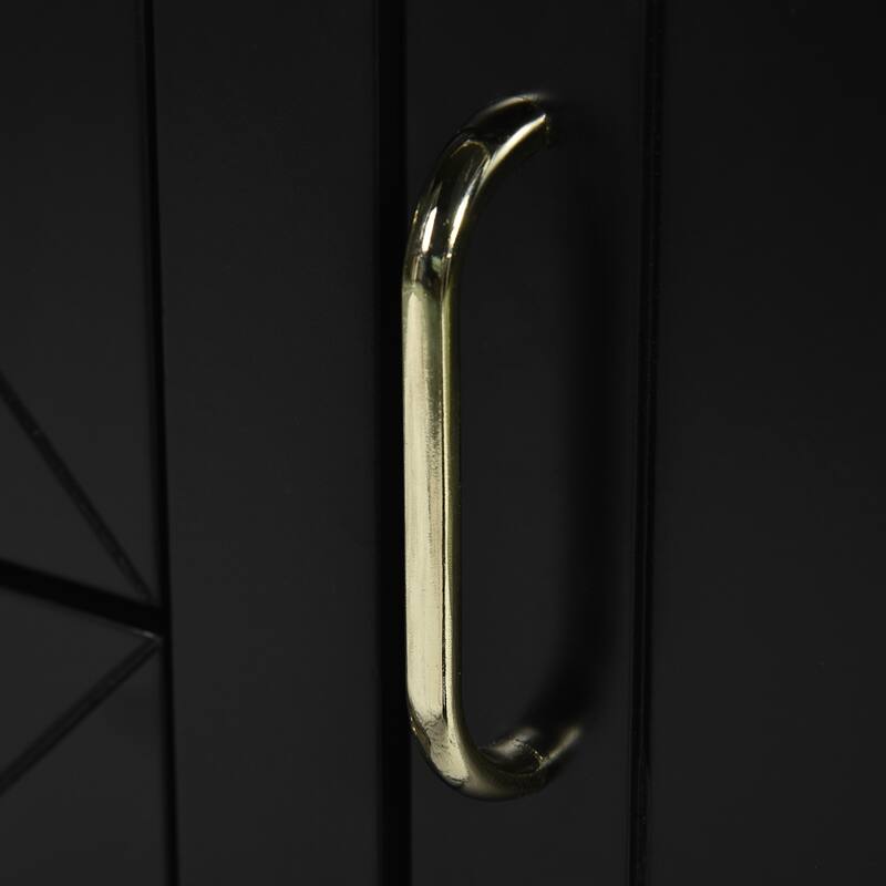 GDFStudio - Snowdon Transitional Freestanding Bathroom Vanity Cabinet with Ceramic Sink, Soft Close Drawers & Adjustable Storage