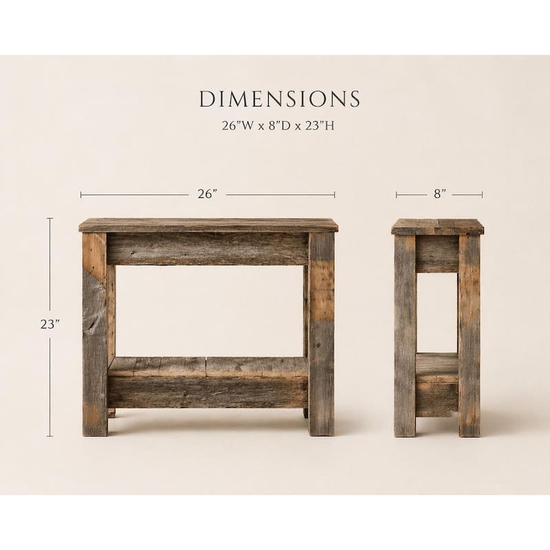 Rustic Bohemian Side Table