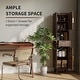 preview thumbnail 10 of 19, Garvee 67" Tall Freestanding Narrow Raised Bathroom Laundry Storage Cabinet with Drawer