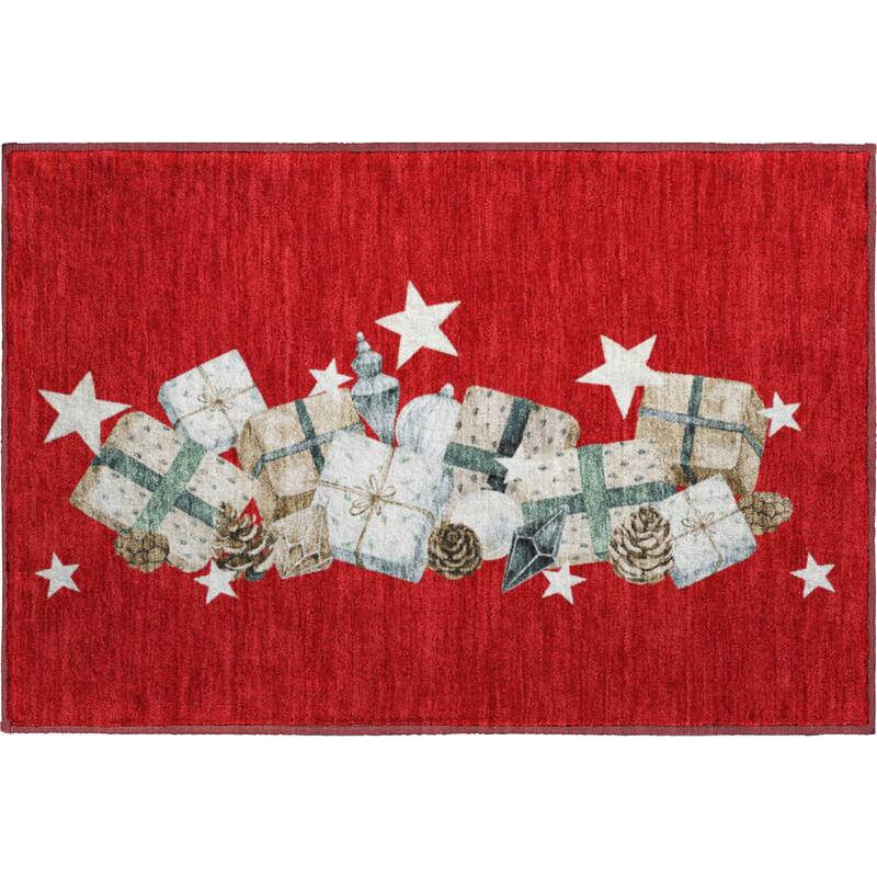 Premium Washable Super Soft Christmas Presents Mayfield Rug