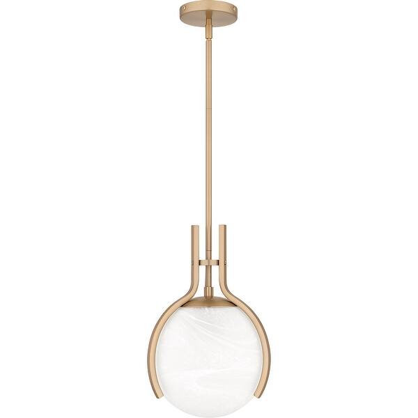 slide 2 of 5, Orbit 1-Light Bronze Gold Pendant Light