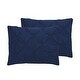 preview thumbnail 10 of 34, VCNY Home Carmen 3-Piece Pintuck Duvet Cover Set