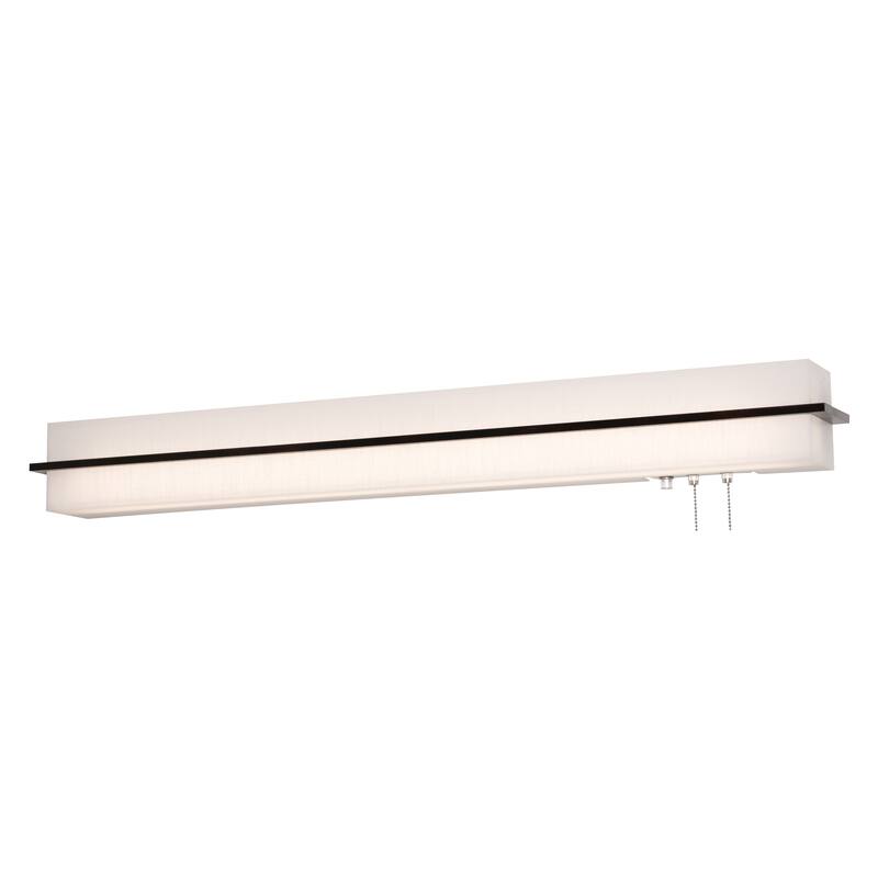 Apex 50" LED Overbed Wall Light - 50"L x 4"Ext x 4"W x 4.38"H - 50"L x 4"Ext x 4"W x 4.38"H