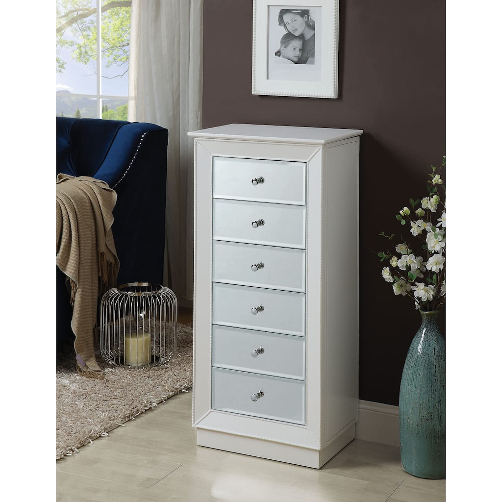 Isabel 6-Drawer Jewelry Armoire