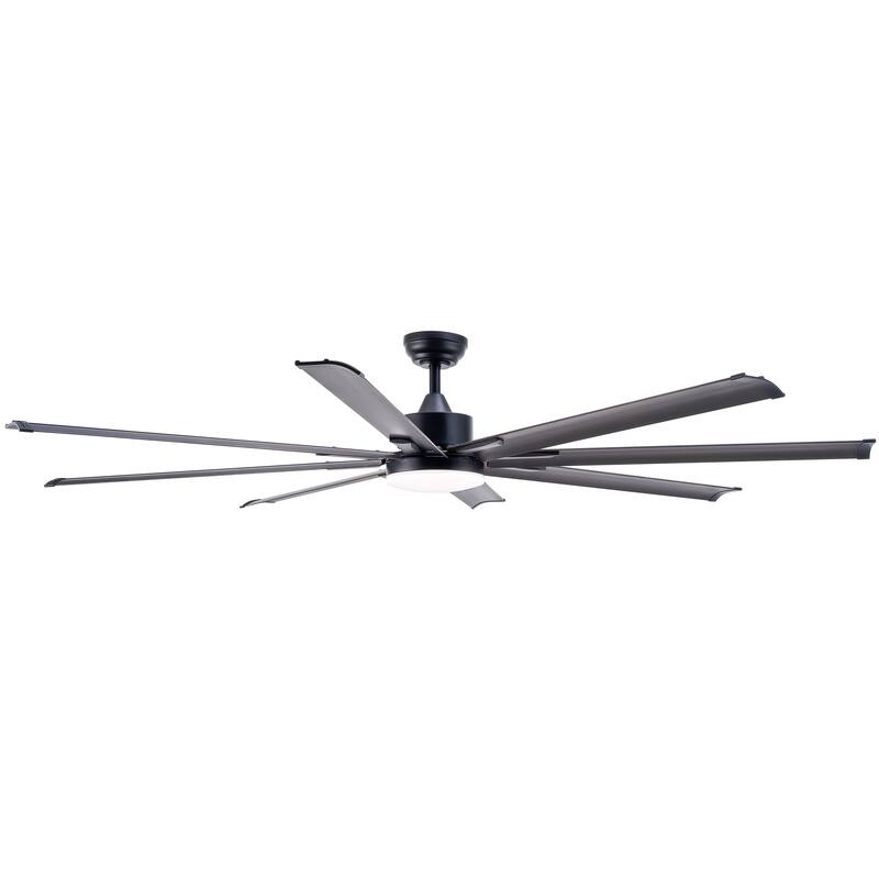 CO-Z 72" 6 - Blade Aluminum LED Ceiling Fan with Dimmable Light and Remote for Great Room