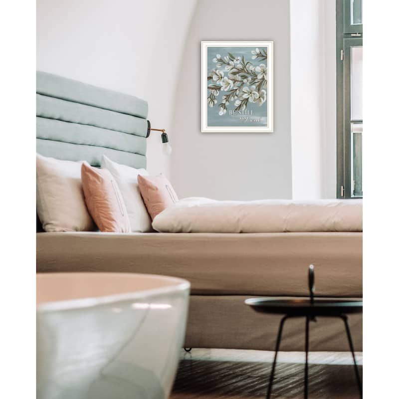 TrendyDecor4U "Spring Be Still" Framed Print Wall Art