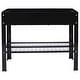 preview thumbnail 13 of 11, Sunnydaze Galvanized Steel Raised Garden Bed with Mesh Shelf - Set of 2 - Black